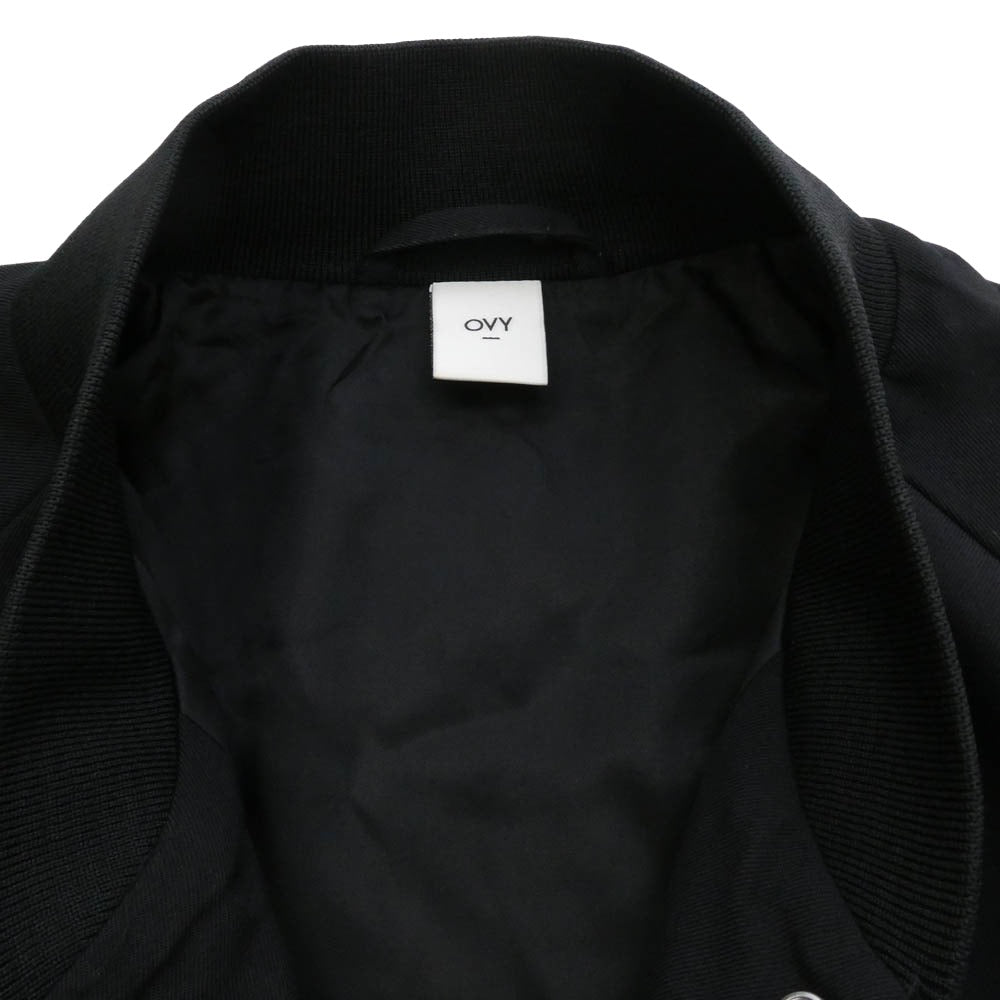 オヴィー 094 Grampians Wool Stadium Jacket グランピアンズ スタジアム ジャケット スタジャン ブルゾン ブラック系 XL【中古】