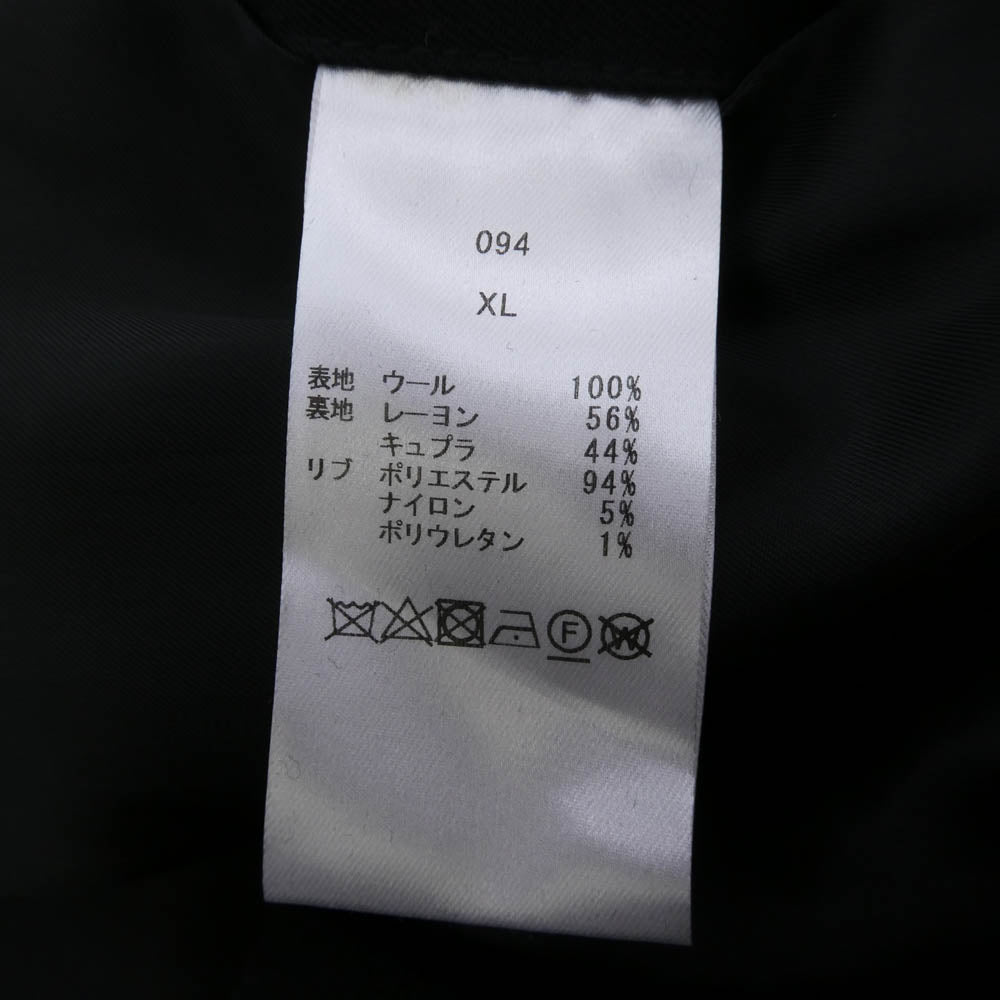 オヴィー 094 Grampians Wool Stadium Jacket グランピアンズ スタジアム ジャケット スタジャン ブルゾン ブラック系 XL【中古】