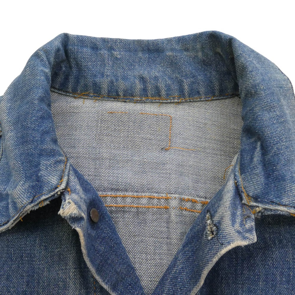 Levi's リーバイス VINTAGE ヴィンテージ 70505 ビックＥ ボタン裏525 4th デニム ジャケット インディゴブルー系 サイズ不明【中古】