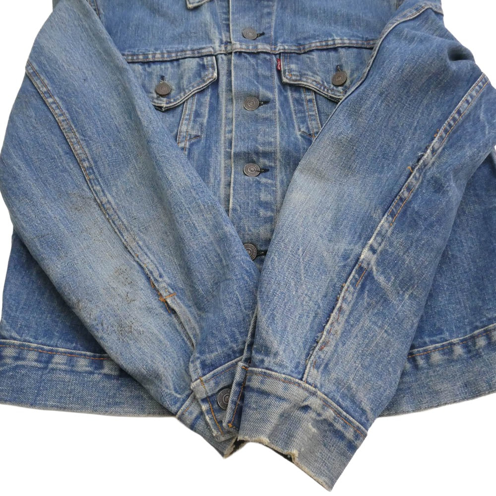 Levi's リーバイス VINTAGE ヴィンテージ 70505 ビックＥ ボタン裏525 4th デニム ジャケット インディゴブルー系 サイズ不明【中古】