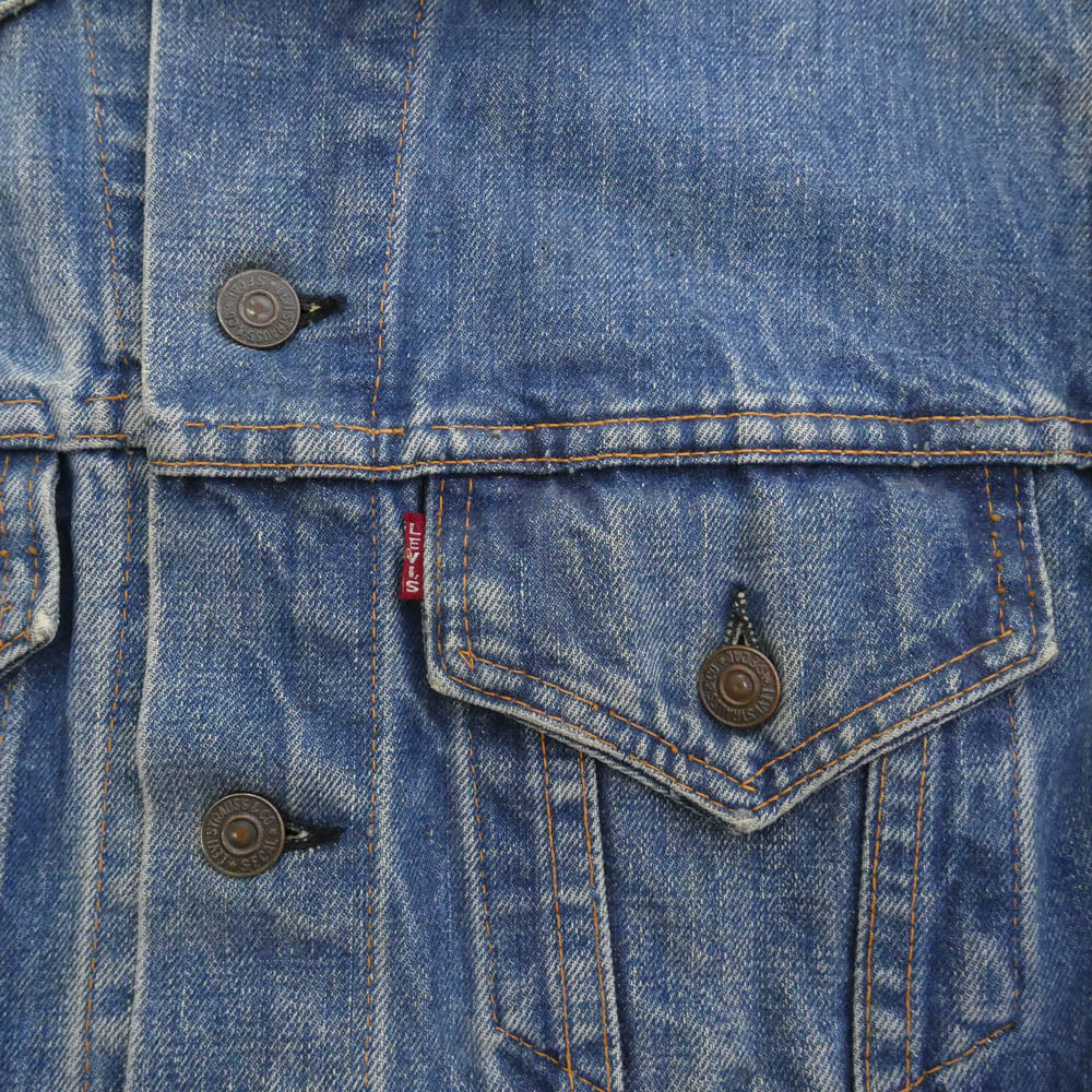 Levi's リーバイス VINTAGE ヴィンテージ 70505 ビックＥ ボタン裏525 4th デニム ジャケット インディゴブルー系 サイズ不明【中古】