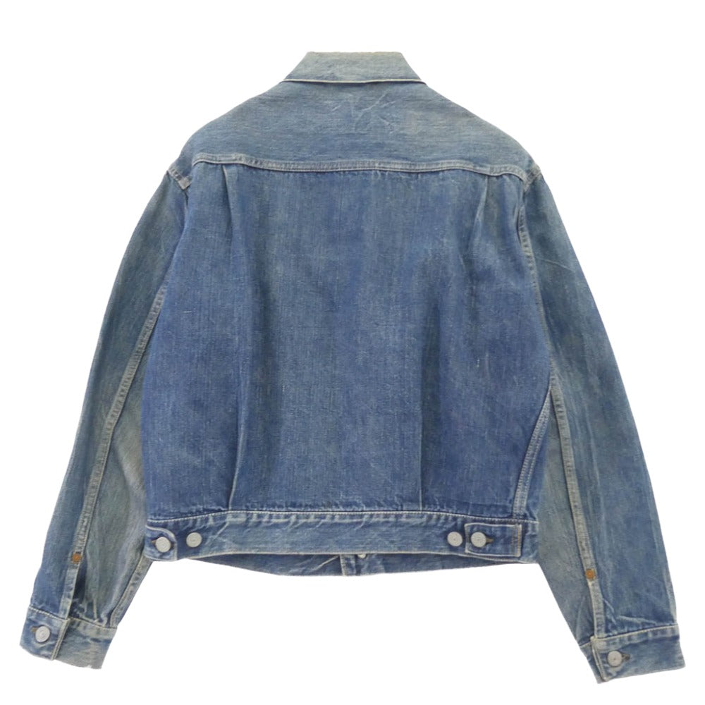 Levi's リーバイス VINTAGE ヴィンテージ 50s 60s セカンド 2nd 507XX BIGE ビックＥ片面タブ ボタン裏刻印17 デニム ジャケット インディゴブルー系 表記サイズ不明【中古】