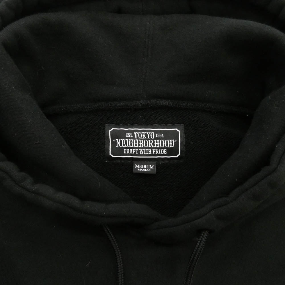 NEIGHBORHOOD ネイバーフッド 201FPNH-CSM02 CLASSIC-S C-HOODED プルオーバー パーカー ブラック系 M【中古】