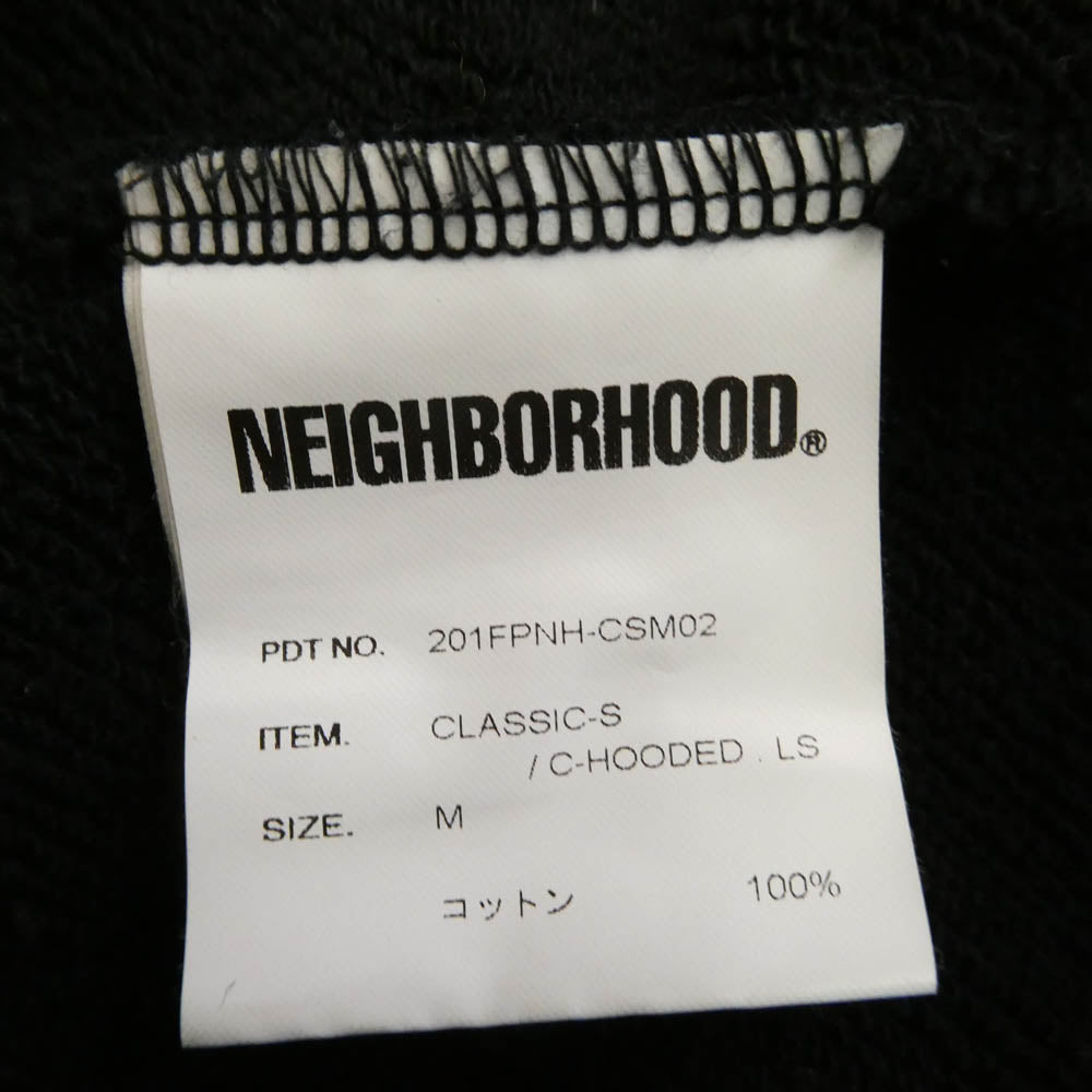 NEIGHBORHOOD ネイバーフッド 201FPNH-CSM02 CLASSIC-S C-HOODED プルオーバー パーカー ブラック系 M【中古】