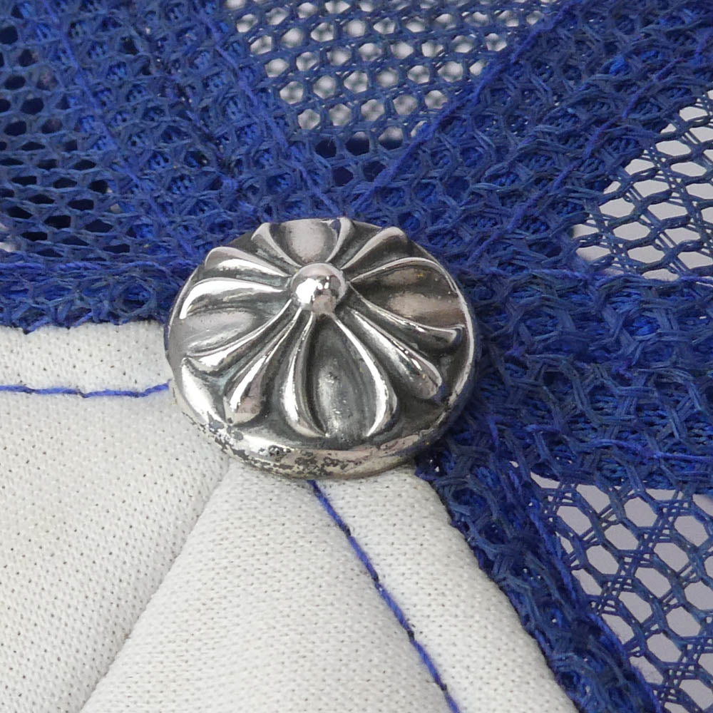 CHROME HEARTS クロムハーツ（原本無） OLD TRUCKER CAP FUCK オールド ファックパッチ メッシュ トラッカー キャップ 帽子 ブルー系 マルチカラー系 4【中古】