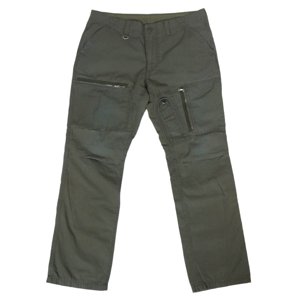 SOPHNET. ソフネット SOPH-130080 マルチポケット ストレート カーゴパンツ カーキ系 M【中古】