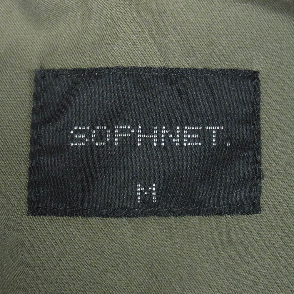 SOPHNET. ソフネット SOPH-130080 マルチポケット ストレート カーゴパンツ カーキ系 M【中古】