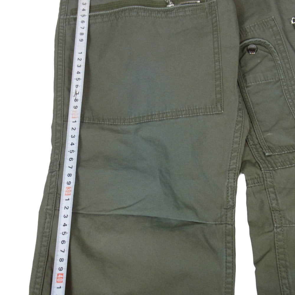SOPHNET. ソフネット SOPH-130080 マルチポケット ストレート カーゴパンツ カーキ系 M【中古】