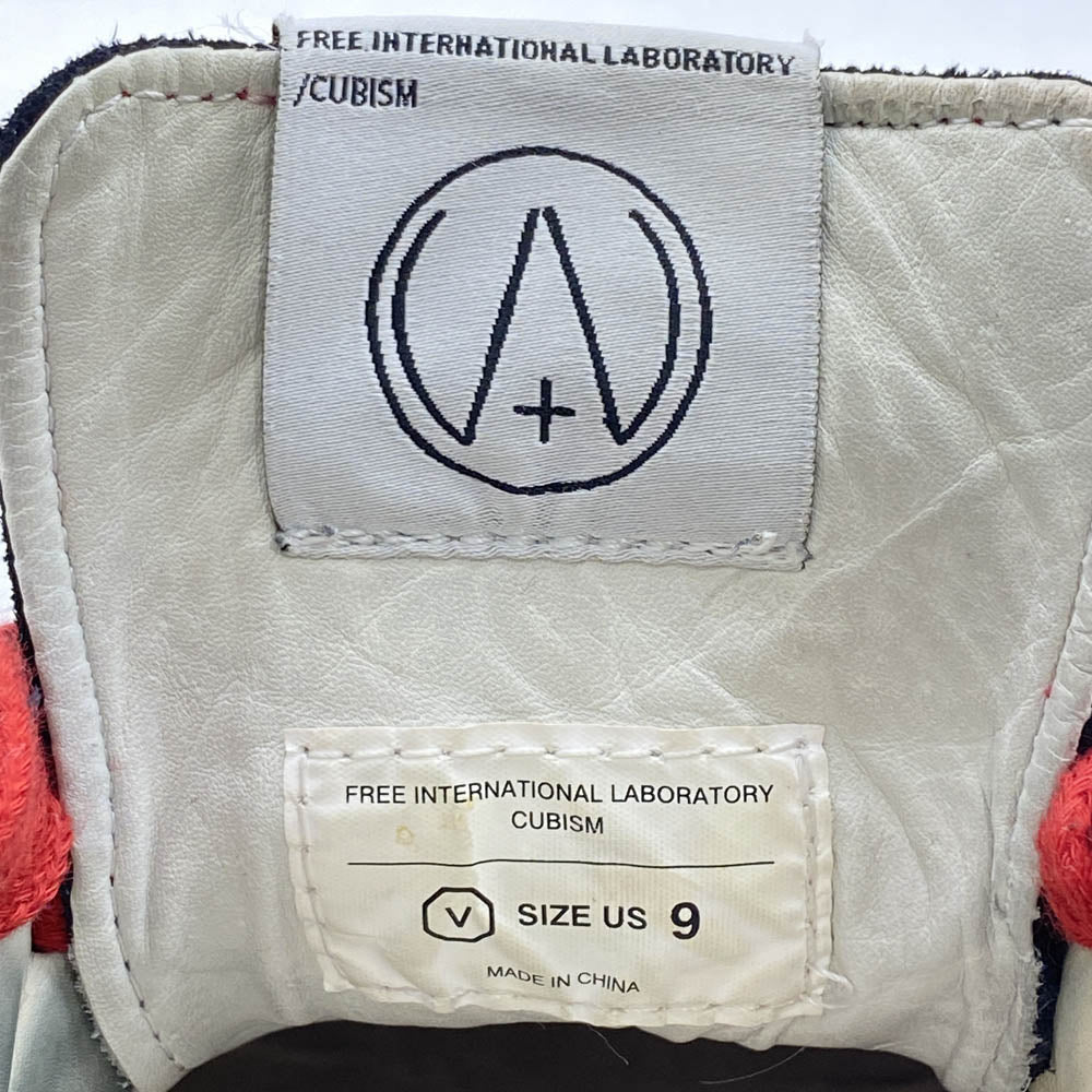 VISVIM ビズビム × Gallery 1950 ギャラリー1950 ローカット スニーカー ブラック系 レッド系 9【中古】