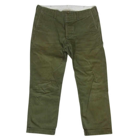 VISVIM ビズビム 0117205008004 HIGH WATER CHINO シンチバック ハイウォーター チノ クロップド パンツ カーキ系 3【中古】