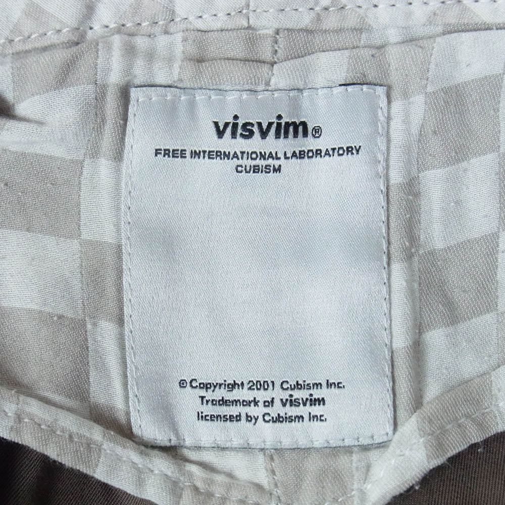 VISVIM ビズビム VS0001262 HIGH-WATER CHINO シンチバック ハイウォーター チノ クロップド パンツ ブラウン系 M【中古】