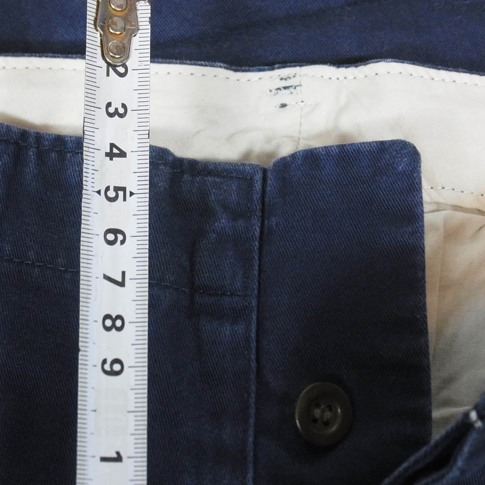 VISVIM ビズビム 13SS 0113105008013 SLIM CHINO シンチバック スリム チノパンツ ネイビー系 2【中古】