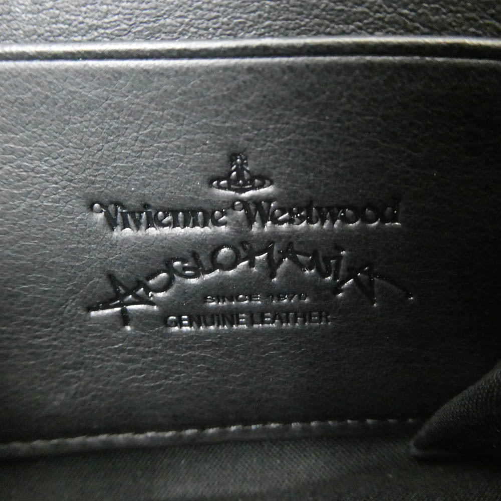Vivienne Westwood ヴィヴィアンウエストウッド 51050024 Anglomania アングロマニア ROBIN ZIP RAUND WALLET ロビン ラウンドジップ レザー ウォレット 財布 ブラック系【極上美品】【中古】