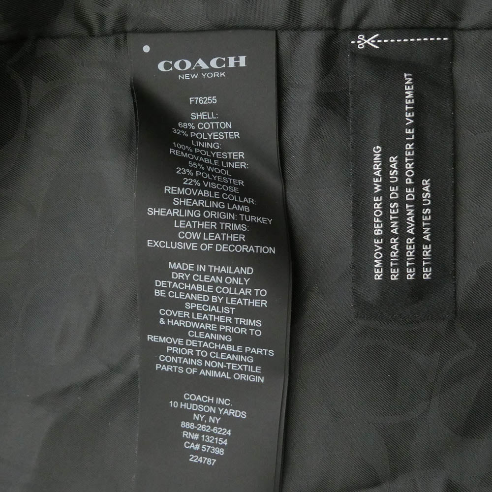 COACH コーチ ライナー付き トレンチ コート ベージュ系【中古】
