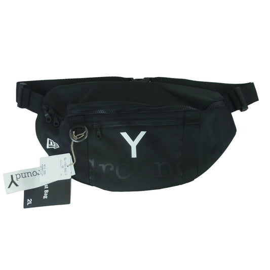 Yohji Yamamoto ヨウジヤマモト Ground Y グラウンドワイ Y LOGO WAIST BAG ロゴ ウエスト バッグ ブラック系 02【中古】