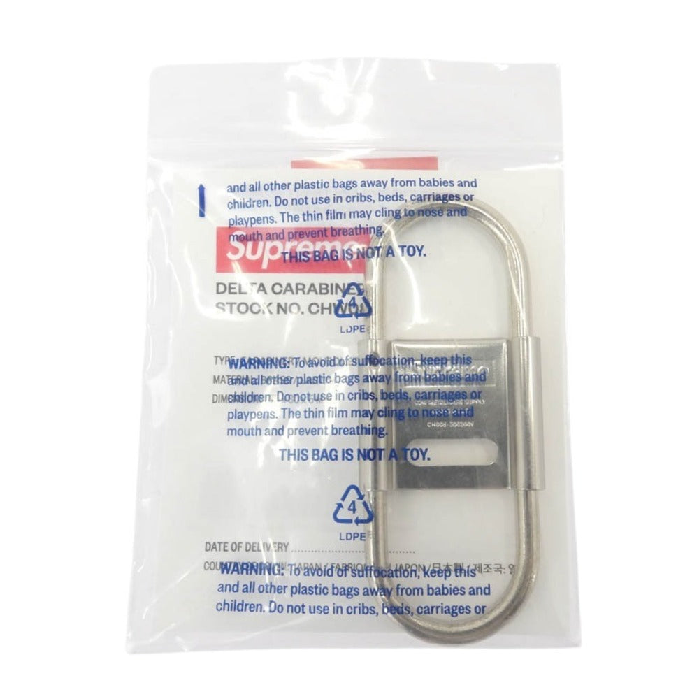 Supreme シュプリーム 24SS CDW DELTA CARABINER デルタ カラビナ キーリング シルバー系【中古】