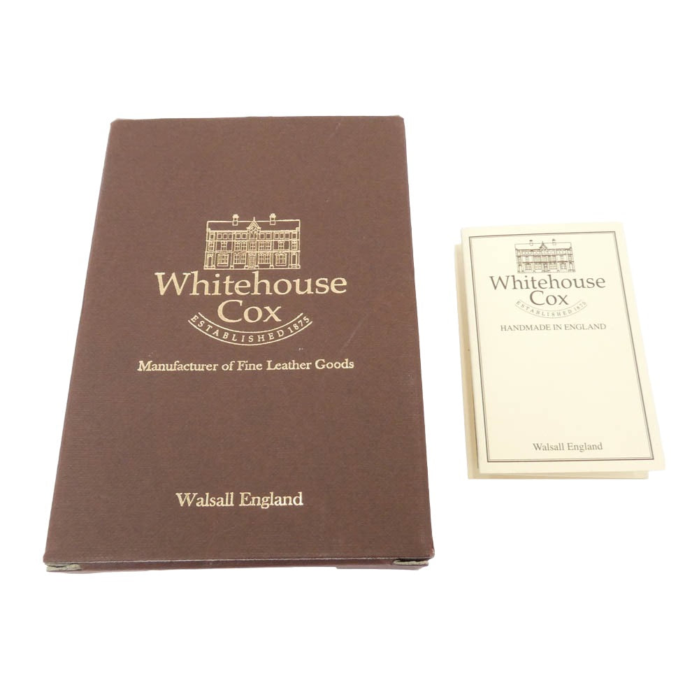WHITE HOUSE COX ホワイトハウスコックス S1941 ラウンドジップ コインケース ブラック系【中古】