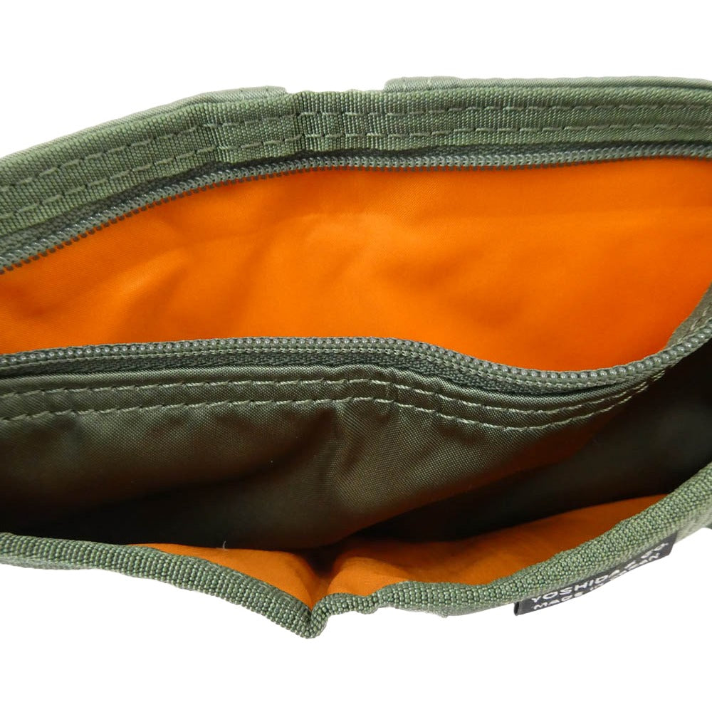 PORTER ポーター 622-27847 TANKER POCKET WALLET M タンカー ポケット ウォレット カーキ系【極上美品】【中古】