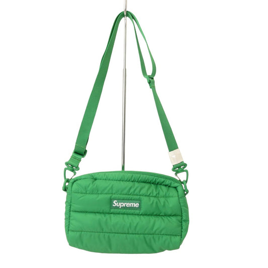 Supreme シュプリーム 22AW Puffer Side Bag パファー サイド バッグ グリーン系【極上美品】【中古】