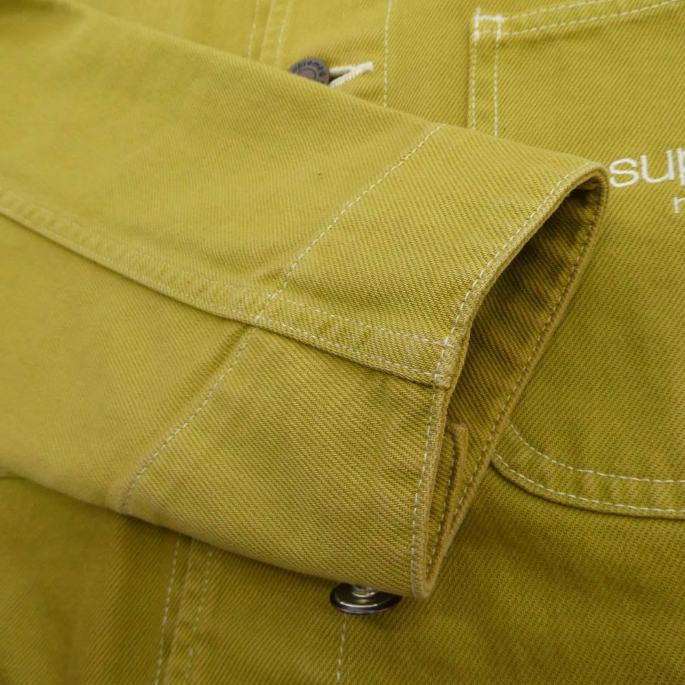 Supreme シュプリーム 16AW Denim Chore Coat デニム チョア コート ジャケット カーキ系 S【中古】