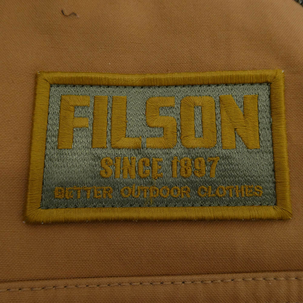 JUNYA WATANABE COMME des GARCONS MAN ジュンヤワタナベコムデギャルソンマン FILSON フィルソン 25AW WP-C014 ウール 襟コーデュロイ レザーパッチ 切替 ジャケット ブラウン系 M【極上美品】【中古】