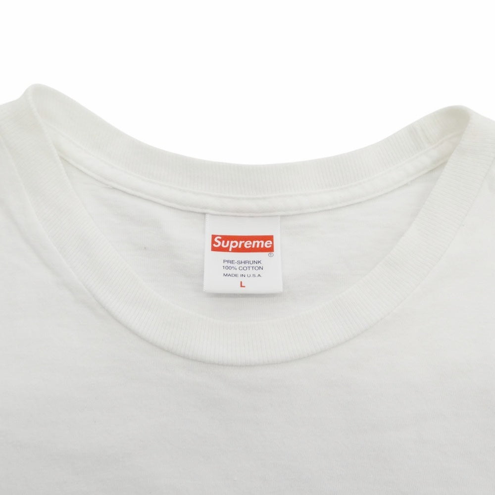 Supreme シュプリーム 19SS It Gets Better Every Time Tee イット ゲッツ ベター エブリー タイム 半袖 カットソー Tシャツ ホワイト系 マルチカラー系 L【中古】