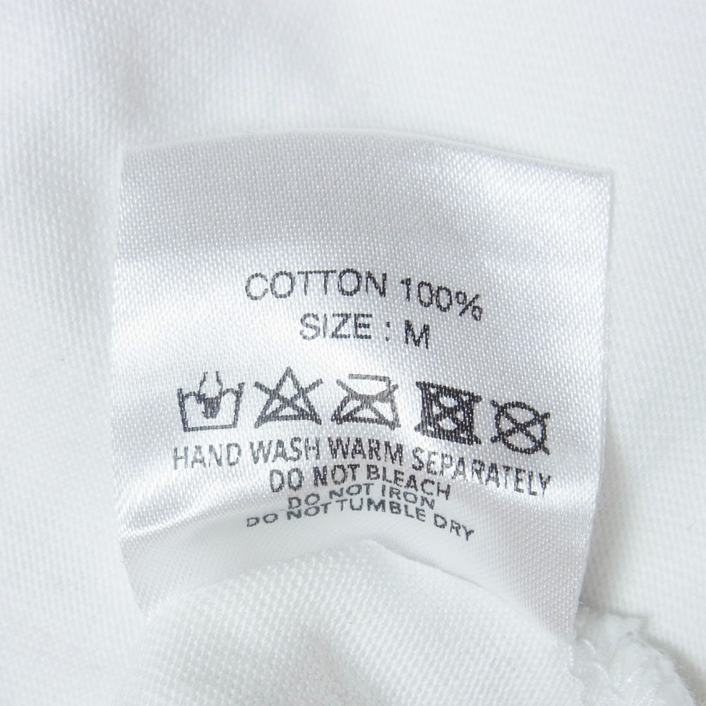 GOD SELECTION XXX ゴッドセレクション フォト プリント 袖ロゴ ロングスリーブ 長袖 Ｔシャツ ホワイト系 M【中古】