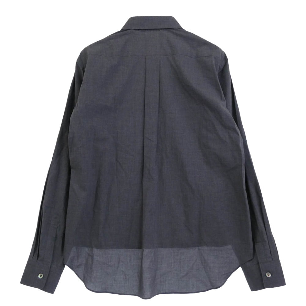 COMME des GARCONS HOMME DEUX コムデギャルソンオムドゥ 25AW DP-B051-051 トラッカータイプ 長袖 綿 シャツ グレー系 S【極上美品】【中古】