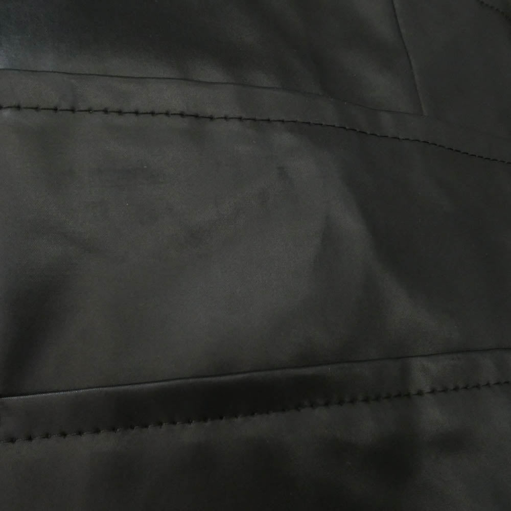 tao COMME des GARCONS タオ コムデギャルソン 25AW TP-S002-051 Vinyl Tiered Skirt フェイクレザー スカート ブラック系 M【極上美品】【中古】