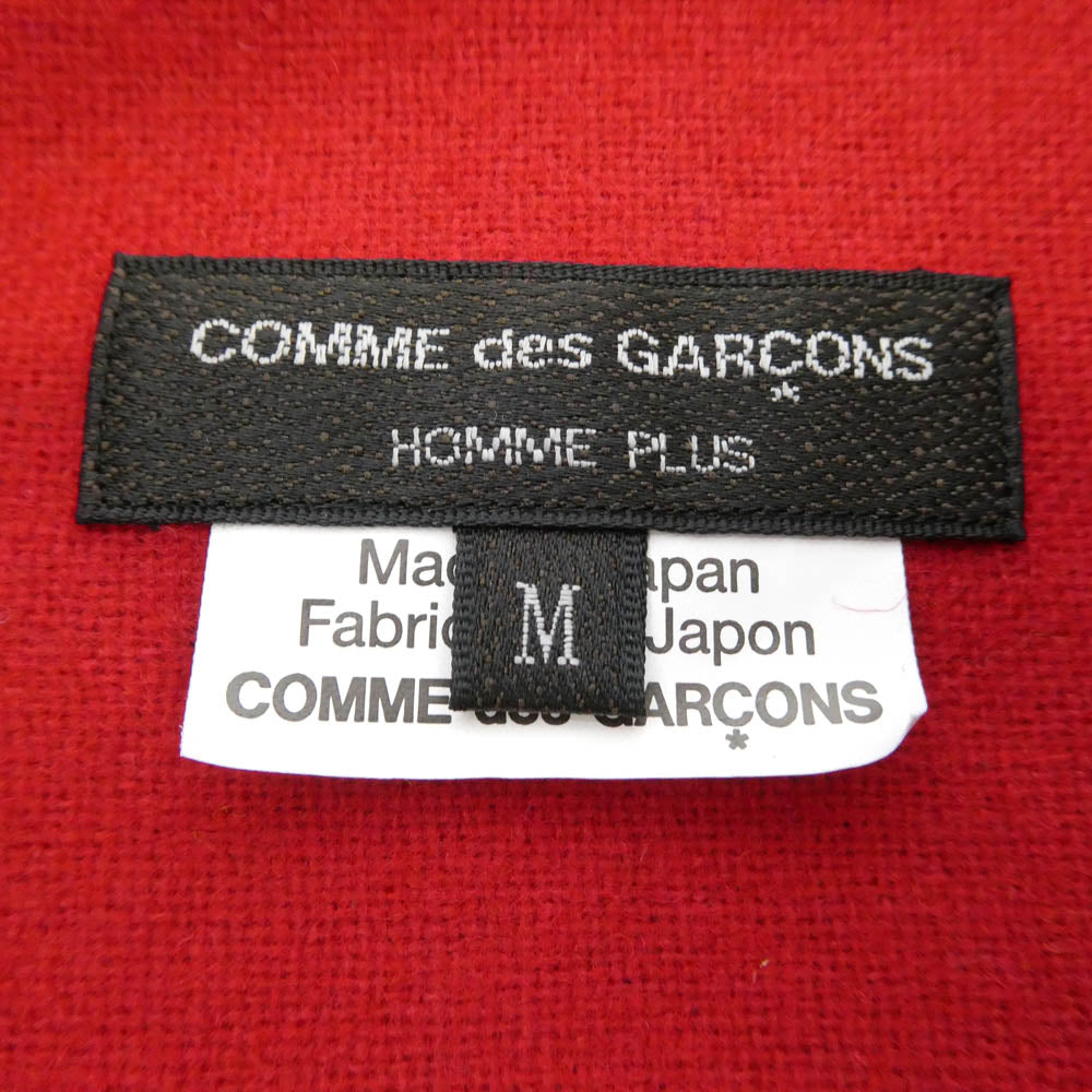 COMME des GARCONS HOMME PLUS コムデギャルソンオムプリュス 25AW PP-B032-051 ウールナイロン パッチワーク 長袖 ロング ドレスシャツ マルチカラー系 M【極上美品】【中古】