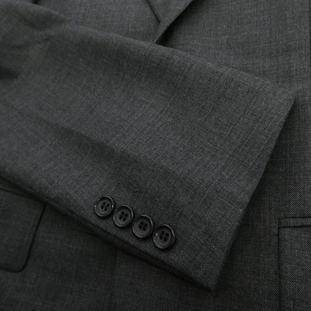 COMME des GARCONS HOMME DEUX コムデギャルソンオムドゥ 25SS DO-J006-051 ウール100％ 2B シングルテーラードジャケット グレー系 S【極上美品】【中古】