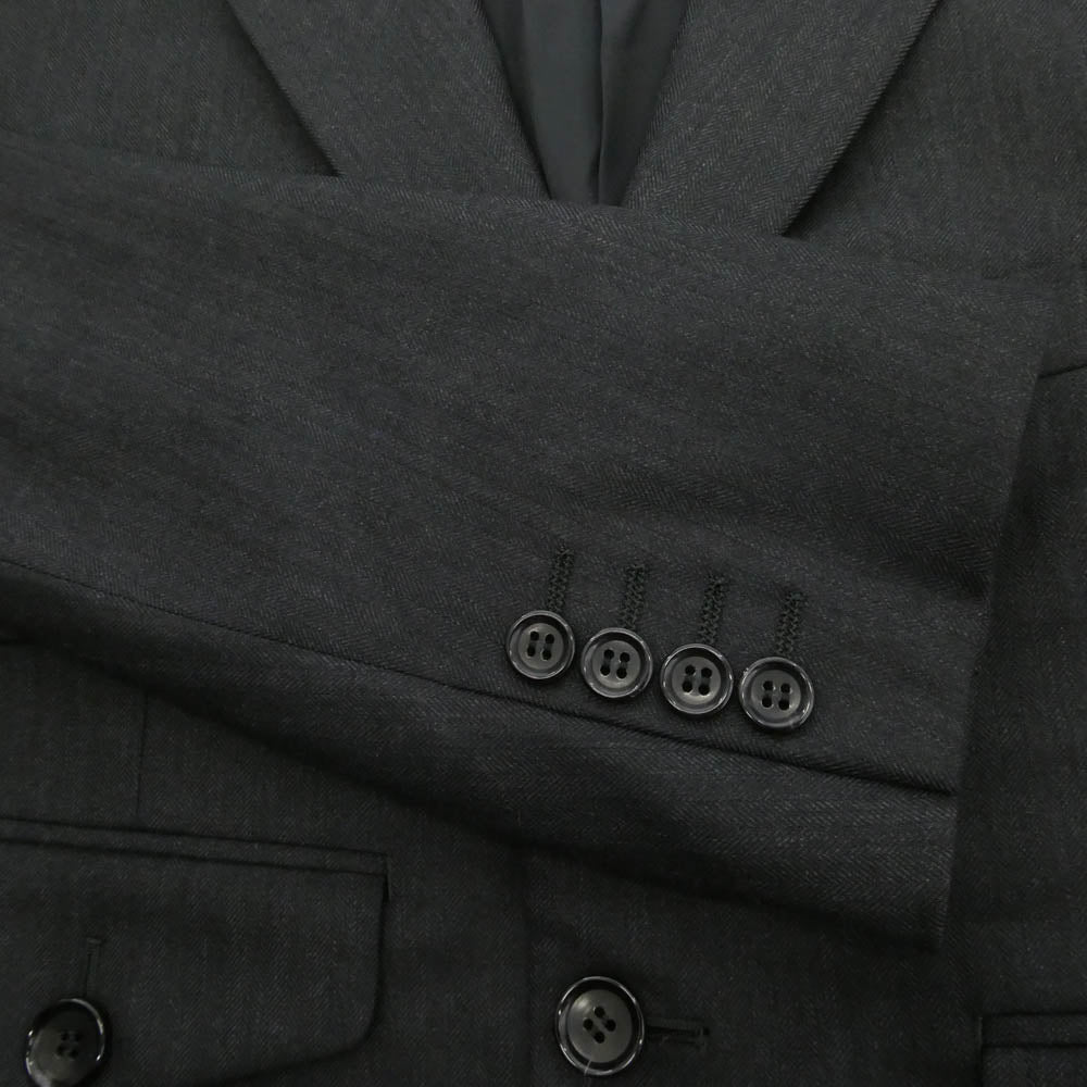 COMME des GARCONS HOMME DEUX コムデギャルソンオムドゥ 25AW DP-J044-051 タクティカルポケット 3B シングル テーラードジャケット ブラック系 M【極上美品】【中古】