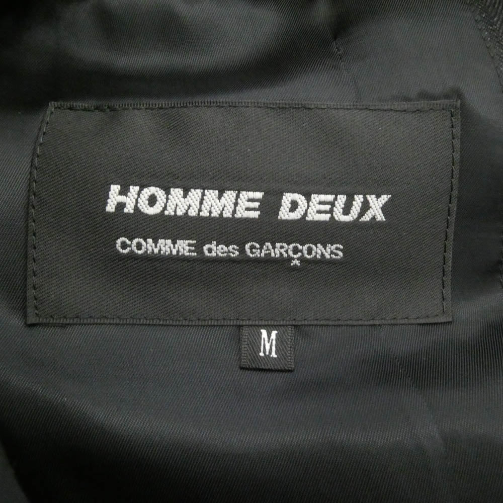 COMME des GARCONS HOMME DEUX コムデギャルソンオムドゥ 25AW DP-J044-051 タクティカルポケット 3B シングル テーラードジャケット ブラック系 M【極上美品】【中古】