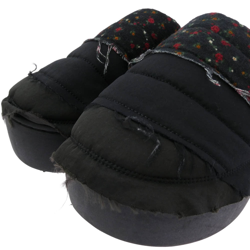 パーバーズ subu Step Winter Sandal Mix スブ スリッポン サンダル ブラック系 24cm-25.5cm【中古】