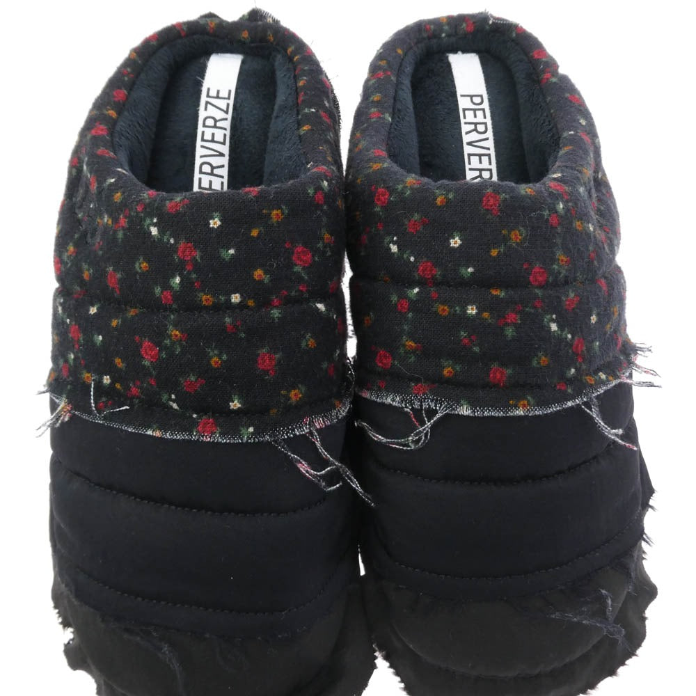 パーバーズ subu Step Winter Sandal Mix スブ スリッポン サンダル ブラック系 24cm-25.5cm【中古】