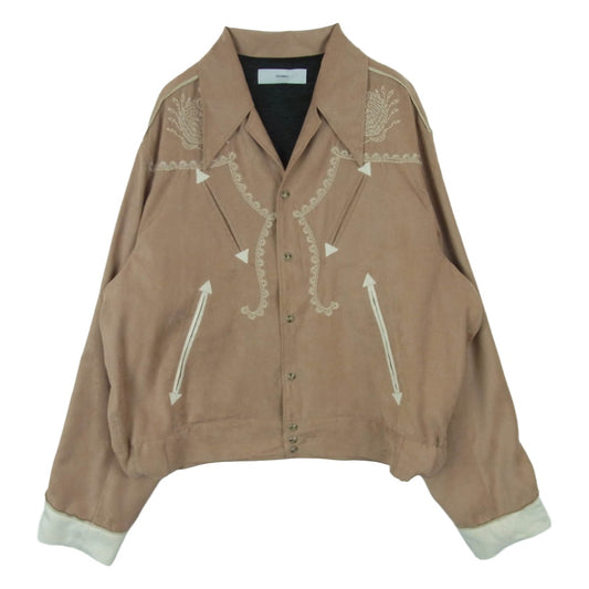 SUGARHILL シュガーヒル 19SSJK03 スエード ウエスタン ジャケット ブルゾン 日本製 ピンク系 M【中古】