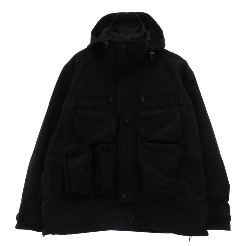 JUNYA WATANABE COMME des GARCONS ジュンヤワタナベコムデギャルソン 23AW JL-J015 マルチポケット ナイロン ジップアップ ジャケット ブラック系 S【中古】