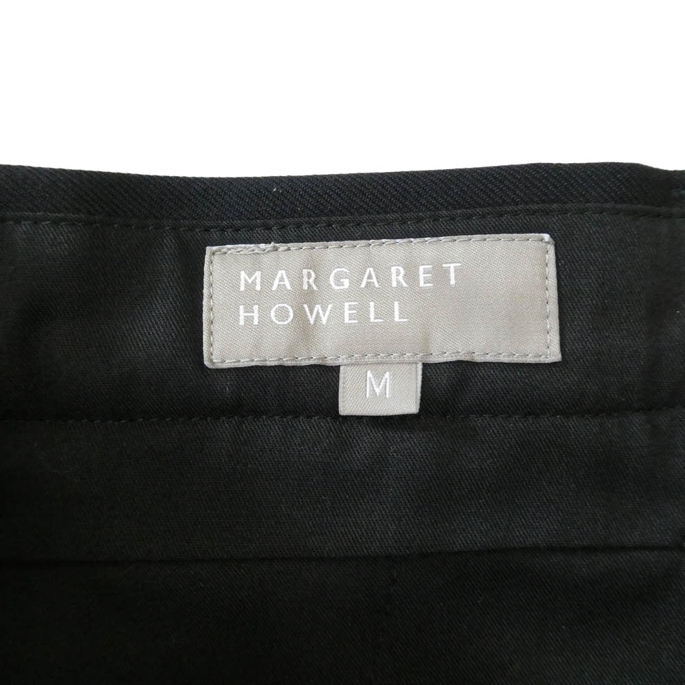 MARGARET HOWELL マーガレットハウエル 579-7240003 ウールスラックス パンツ ブラック系 M【中古】