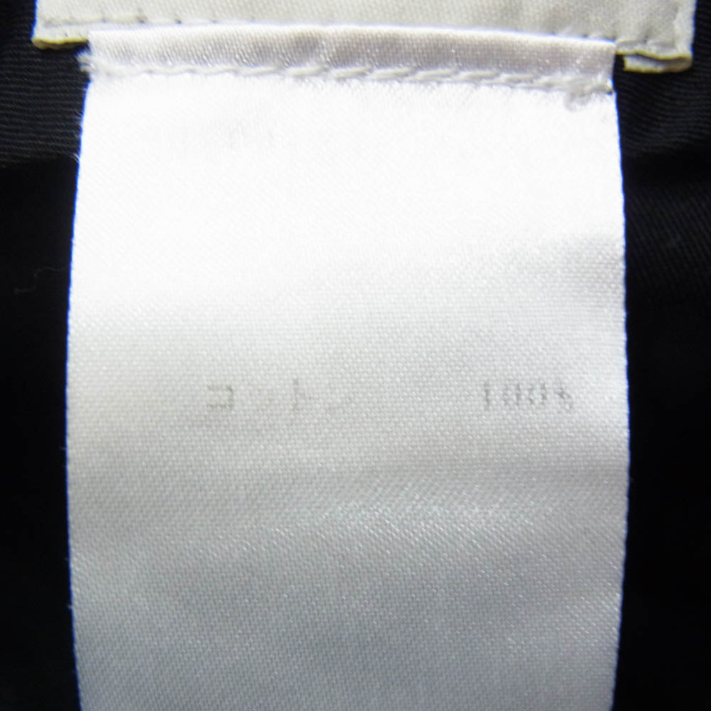 DRIES VAN NOTEN ドリスヴァンノッテン ダブル仕立て コットン パンツ ネイビー系 46【中古】