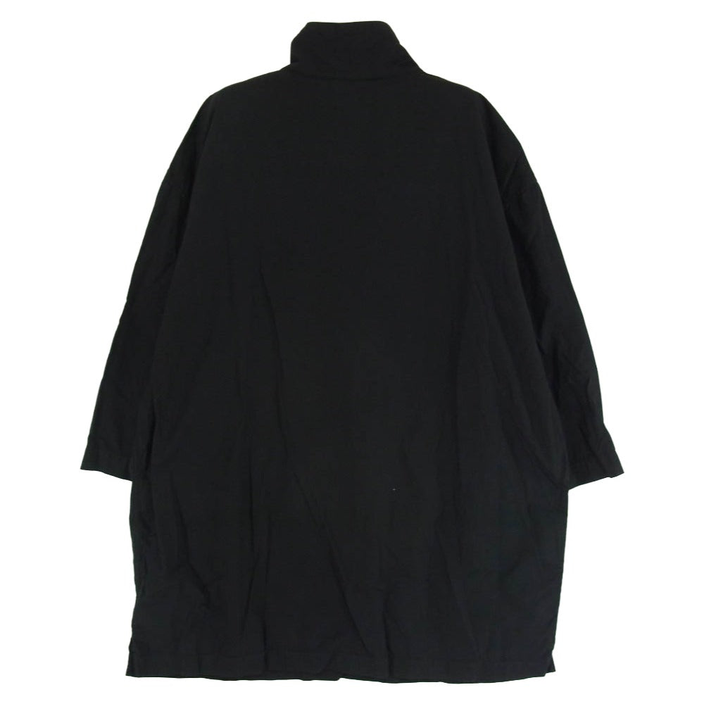 LEMAIRE ルメール 22SS VAREUSE SS SHIRTS スタンドカラー プルオーバー 半袖 シャツ ブラック系 48【中古】