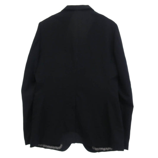 COMME des GARCONS HOMME PLUS コムデギャルソンオムプリュス 07SS PS-J203 EVER GREEN エバーグリーン ステッチデザイン 裏地チェーン 1B テーラードジャケット ブラック系 M【中古】