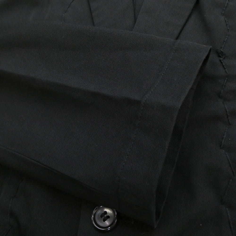 COMME des GARCONS HOMME PLUS コムデギャルソンオムプリュス 07SS PS-J203 EVER GREEN エバーグリーン ステッチデザイン 裏地チェーン 1B テーラードジャケット ブラック系 M【中古】