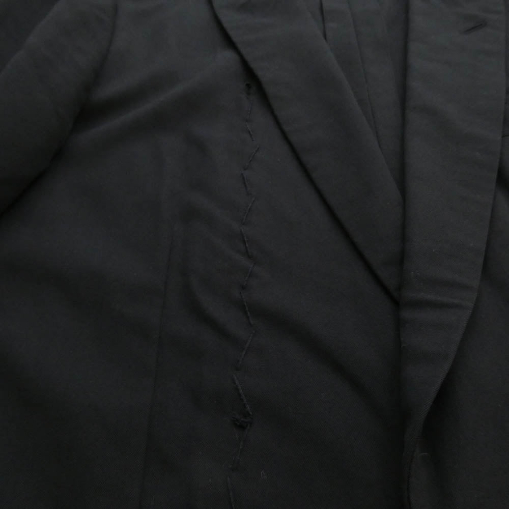 COMME des GARCONS HOMME PLUS コムデギャルソンオムプリュス 07SS PS-J203 EVER GREEN エバーグリーン ステッチデザイン 裏地チェーン 1B テーラードジャケット ブラック系 M【中古】