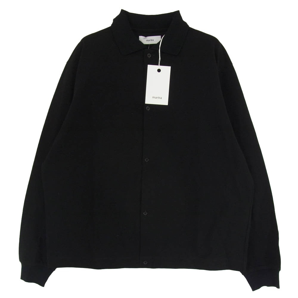 marka マーカ 26SS M26A14CS01C SHIRT CARDIGAN 長袖 シャツ カーディガン ブラック系 2【極上美品】【中古】