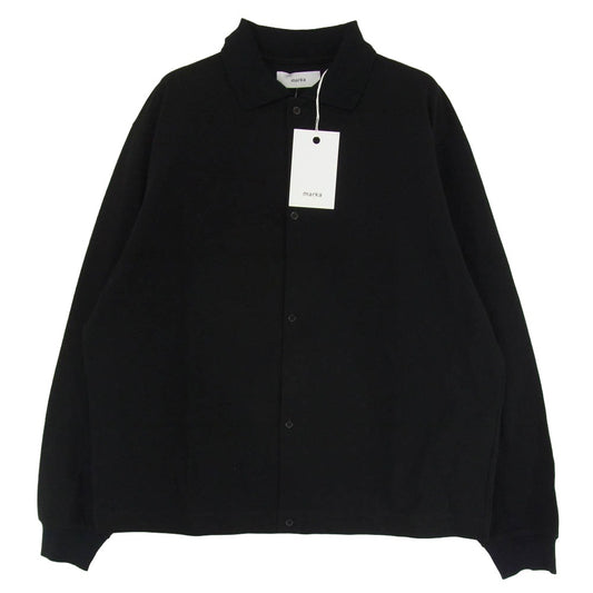 marka マーカ 26SS M26A14CS01C SHIRT CARDIGAN 長袖 シャツ カーディガン ブラック系 2【極上美品】【中古】