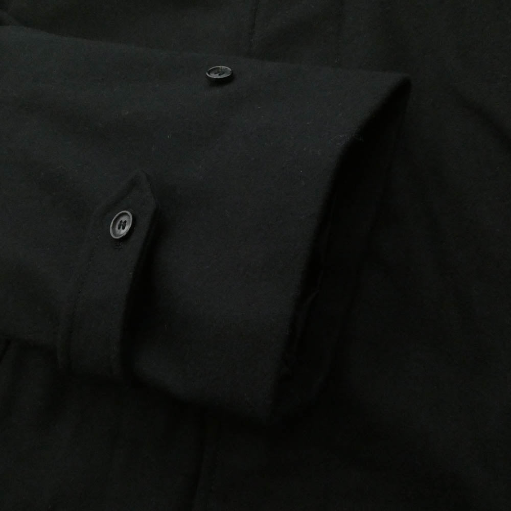 レショップ 25AW 25-020-053-8003-3-0 SUPER110s Balcollar Coat ウール バルカラー コート ブラック系 2【極上美品】【中古】