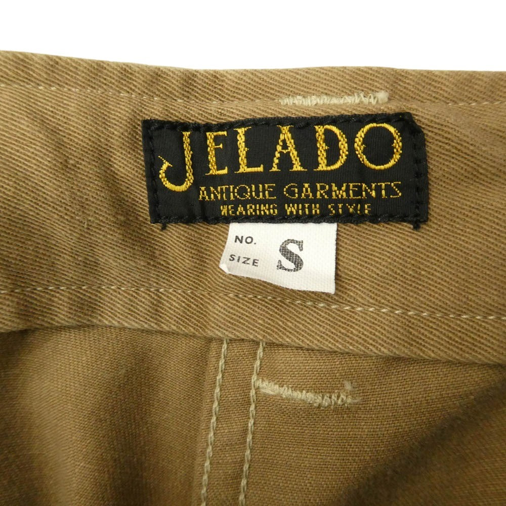 JELADO ジェラード AG94341A 41 Khaki Lastresort Chino Cloth チノ トラウザーズ パンツ カーキ系 カーキ系 S【新古品】【未使用】【中古】