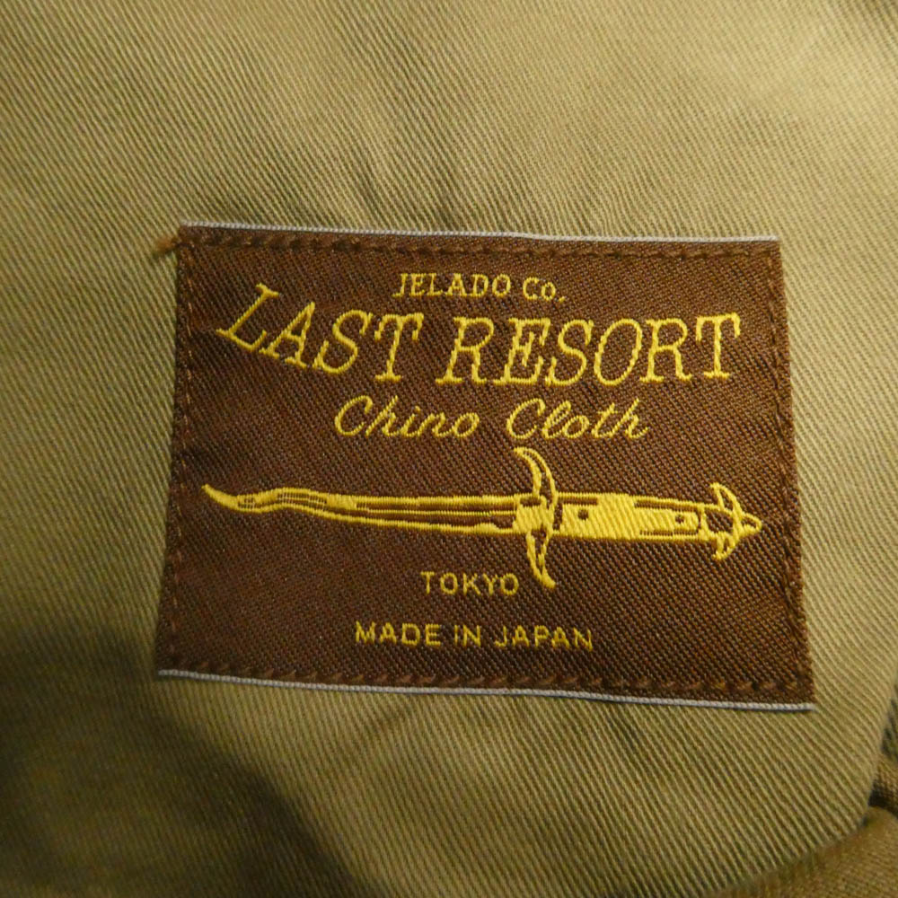 JELADO ジェラード AG94341A 41 Khaki Lastresort Chino Cloth チノ トラウザーズ パンツ カーキ系 カーキ系 S【新古品】【未使用】【中古】