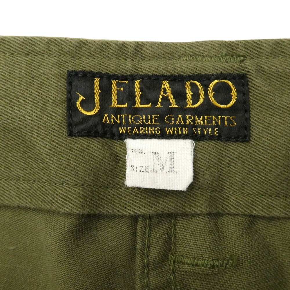 JELADO ジェラード AG94341A 41 Khaki Lastresort Chino Cloth ラストリゾート チノクロス トラウザース パンツ チノパンツ オリーブ系 カーキ系 M【新古品】【未使用】【中古】