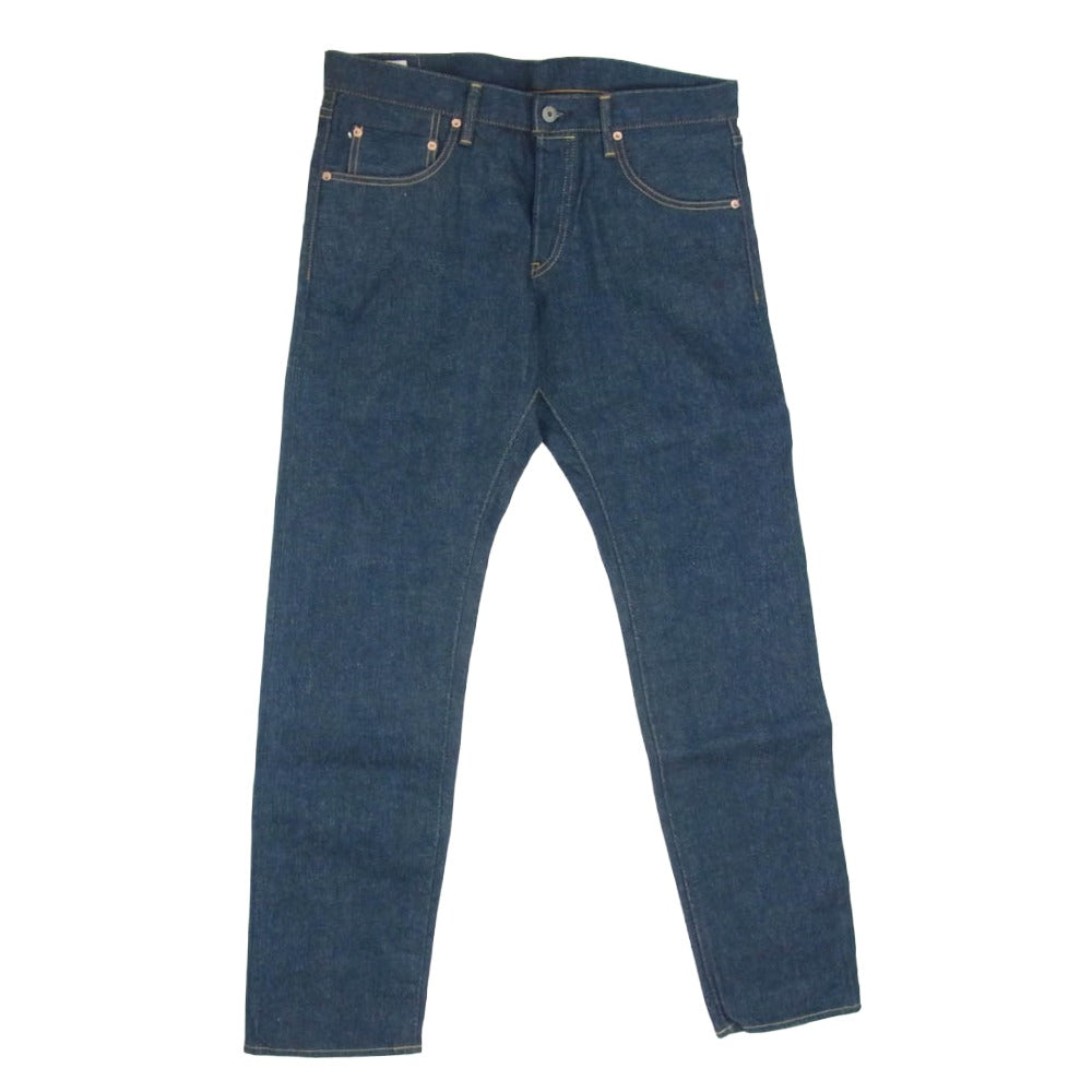 ONI DENIM 鬼デニム ONI-121S Ishikawadai 15oz 石川台デニム Relax Tapered Stretch Denim リラックステーパード ストレッチデニム パンツ ジーンズ インディゴブルー系 W32【極上美品】【中古】